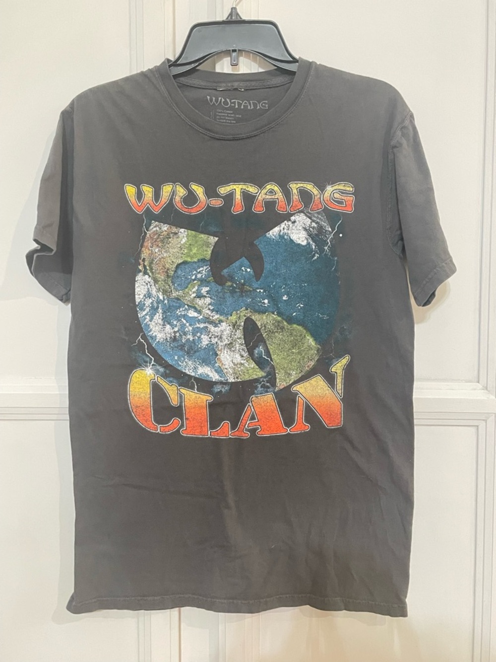 Wu-Tang Clan Earth Logo vintage style tee size Small‎
